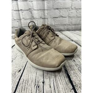 Earth Shoe Desire Flux Taupe Leather Women's Sneakers Size 10M